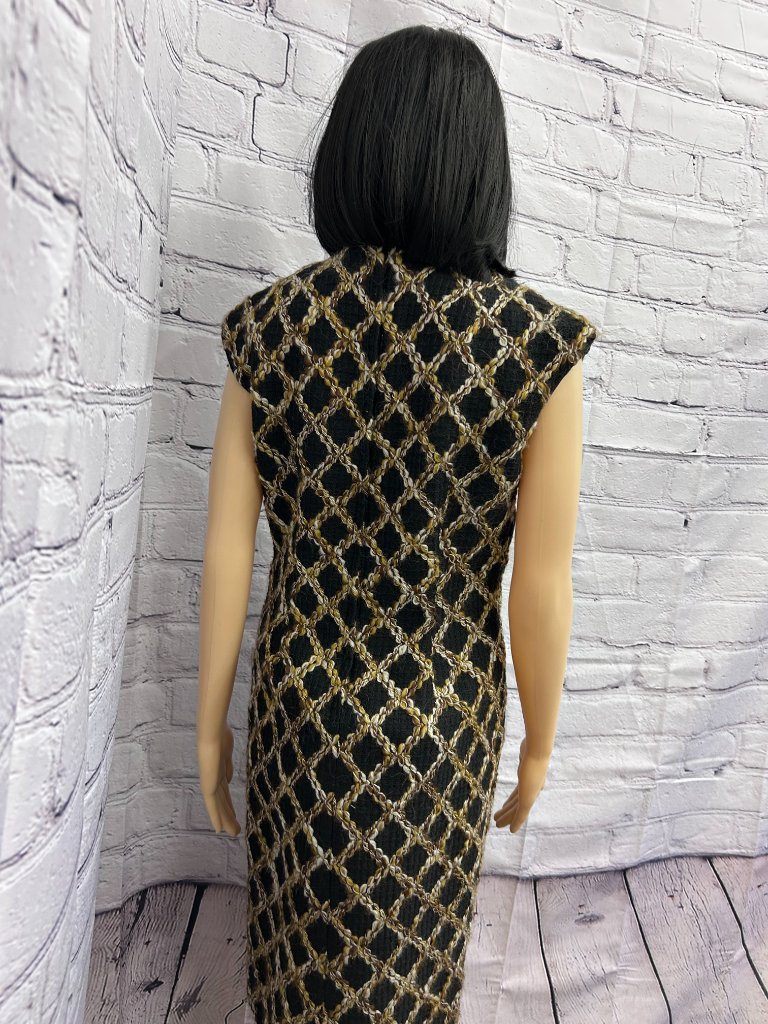 Vintage Textured Wool Dress With Matching Coat. — image 7 of 8